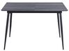 Spisebord med udtræk 120/160 x 80 cm grå GELANDA_886361