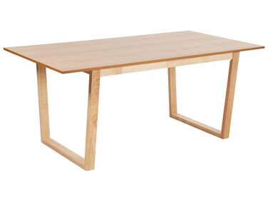 Mesa de jantar em madeira clara 180 x 95 cm CAMDEN
