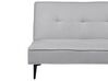 Fabric Sofa Bed Light Grey ESSVIK_894353