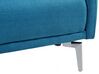 Sofá-cama de 3 lugares em tecido azul marinho LUCAN_404084