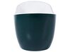 Bañera de acrílico verde azulado/blanco/plateado 170 x 77 cm ANTIGUA_827983