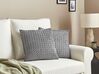 Set of 2 Cushions 45 x 45 cm Grey ECLIPTA_902963