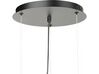 Lampada da soffitto vetro e metallo bianco e nero TOBINS_873280