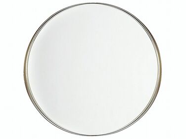 Round Metal Wall Mirror ø 40 cm Brass PINEY