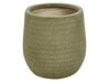 Vaso para plantas em fibra de argila verde 27 x 27 x 32 cm LIVADIA_871590