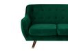 Sofa 2-osobowa welurowa zielona BODO_738255