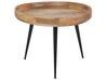 Konferenční stolek světlé dřevo s černou EDNA_891331