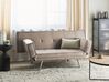 Tapicerowana sofa rozkładana brązowa BRISTOL_905047