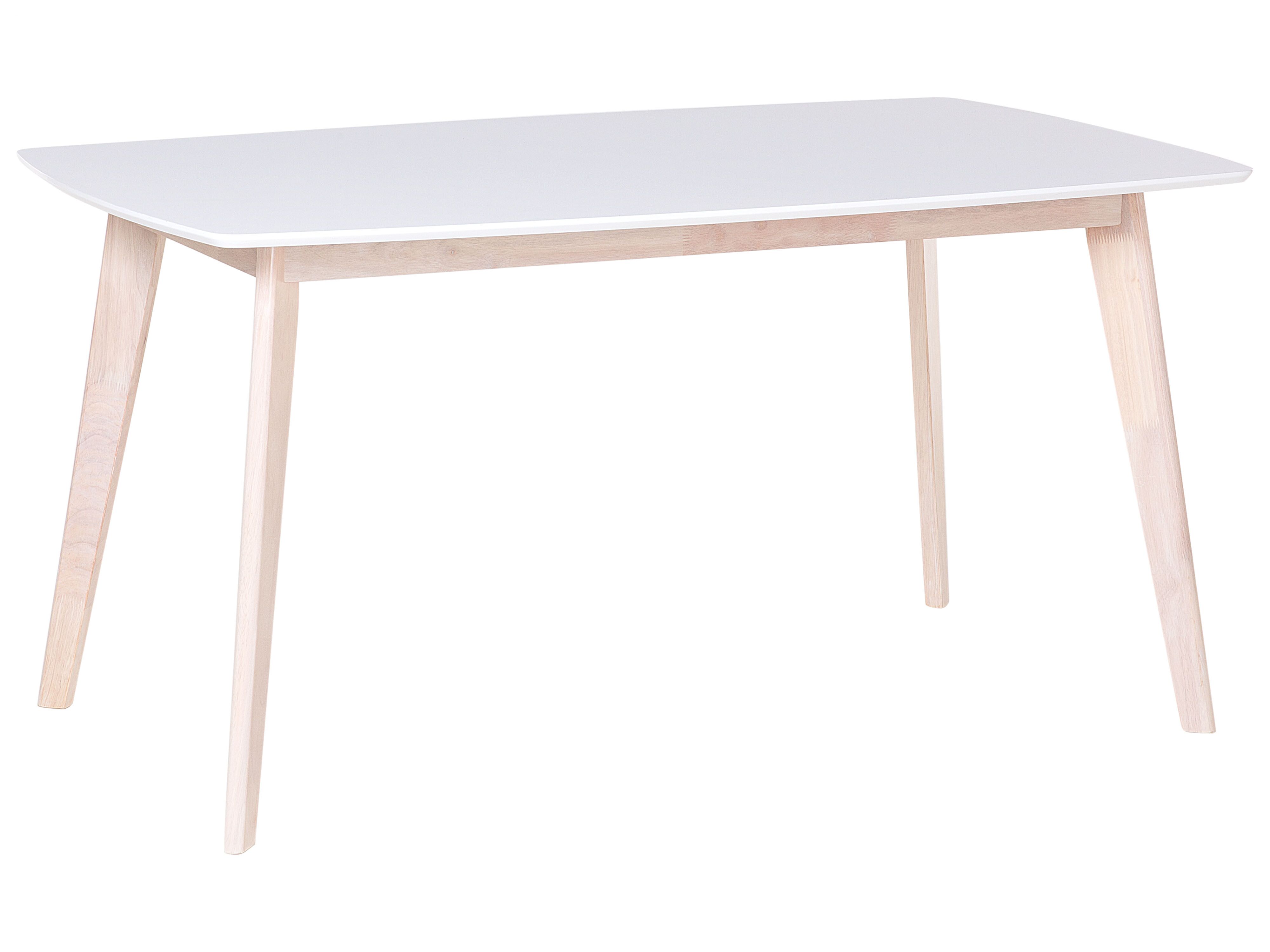 Gemarkeerd Potentieel Gedeeltelijk Eettafel wit 150 x 90 cm SANTOS | ✓ Gratis Levering