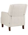 Fabric Recliner Chair Beige EGERSUND_896477