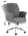Swivel Office Chair Grey RAVISHING_834359