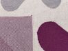Manta infantil em algodão multicolor com padrão de corações 130 x 170 cm KOHAT_905402