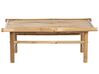 2místná bambusová sedací souprava světlé dřevo/bílá TODI_872758