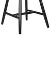 Set of 2 Wooden Dining Chairs Black BURGES_793392