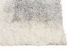 Teppich weiss / grau 160 x 230 cm abstarktes Muster Shaggy MARTUNI_854529