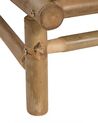 Bamboo Chair Light Wood and Taupe TODI_872139