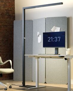 LED-lattiavalaisin alumiini musta SAGITTA