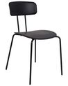 Set of 2 Dining Chairs Black SIBLEY_905651