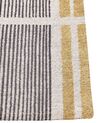 Alfombra de algodón amarillo/negro/beige 80 x 150 cm KATRA_852771