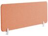 Työpöydän väliseinä vaalea punainen 130 x 40 cm WALLY_853154