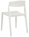 Set of 2 Dining Chairs White SOMERS_873405