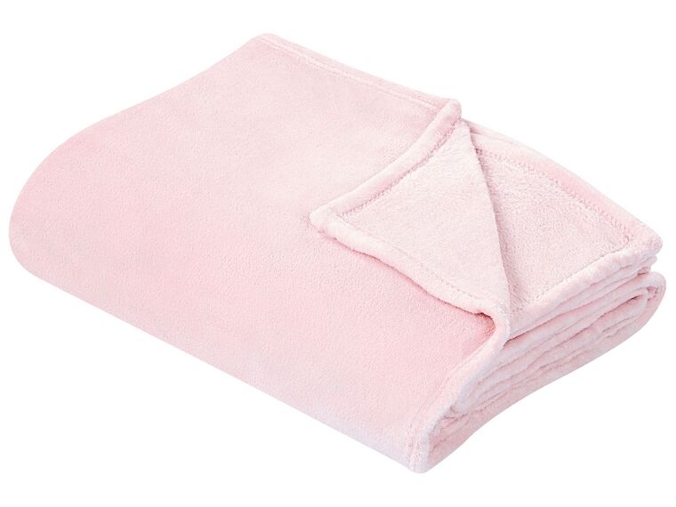 Blanket 200 x 220 cm Pink BAYBURT_851113