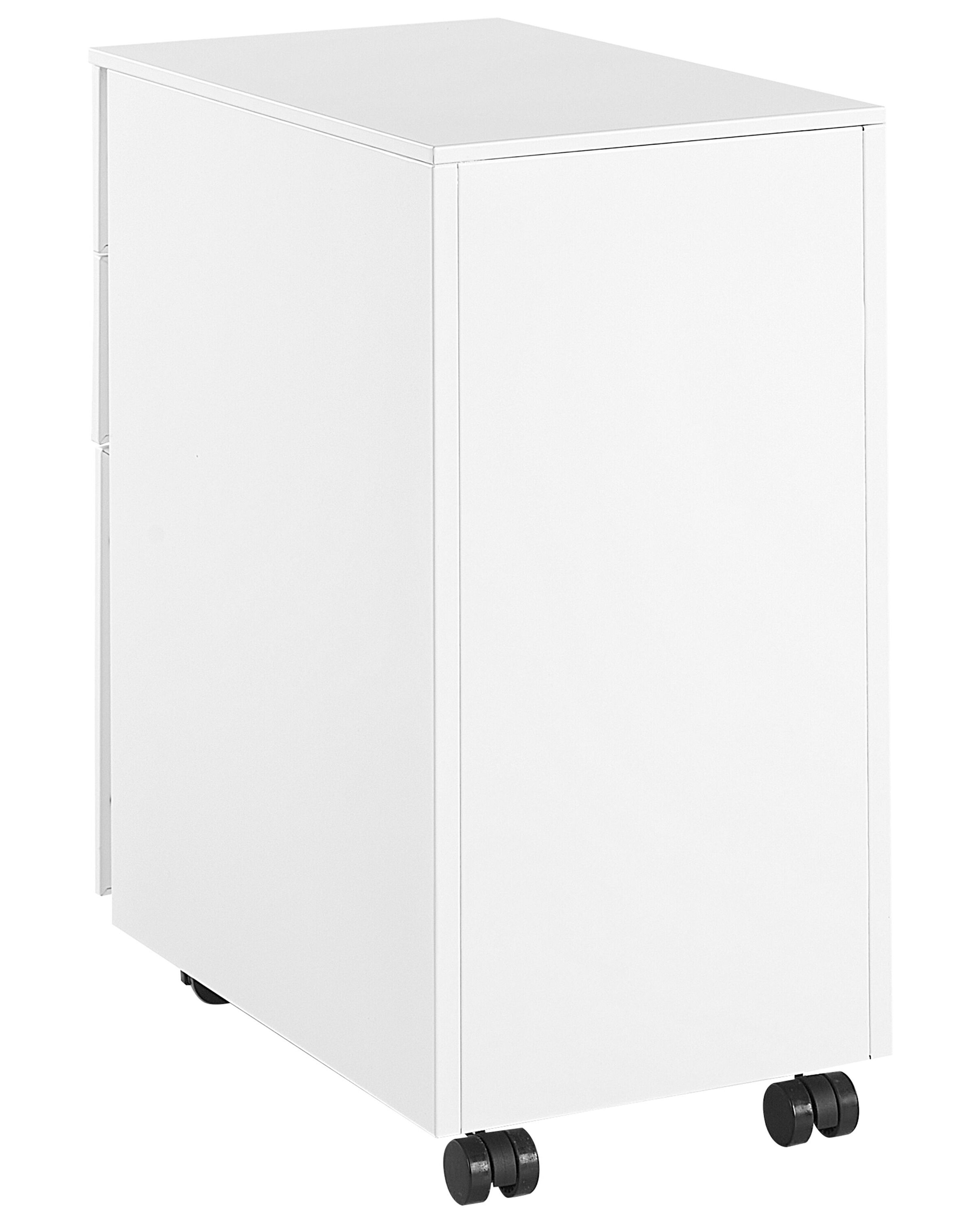 3 Drawer Metal Filing White BOLSENA Beliani.co.uk