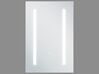 Kúpeľňová zrkadlová skrinka na stenu s LED osvetlením 40 x 60 cm biela CAMERON_785548