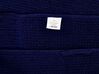 Lot de 9 serviettes de bain en coton bleu marine ATIU_843371
