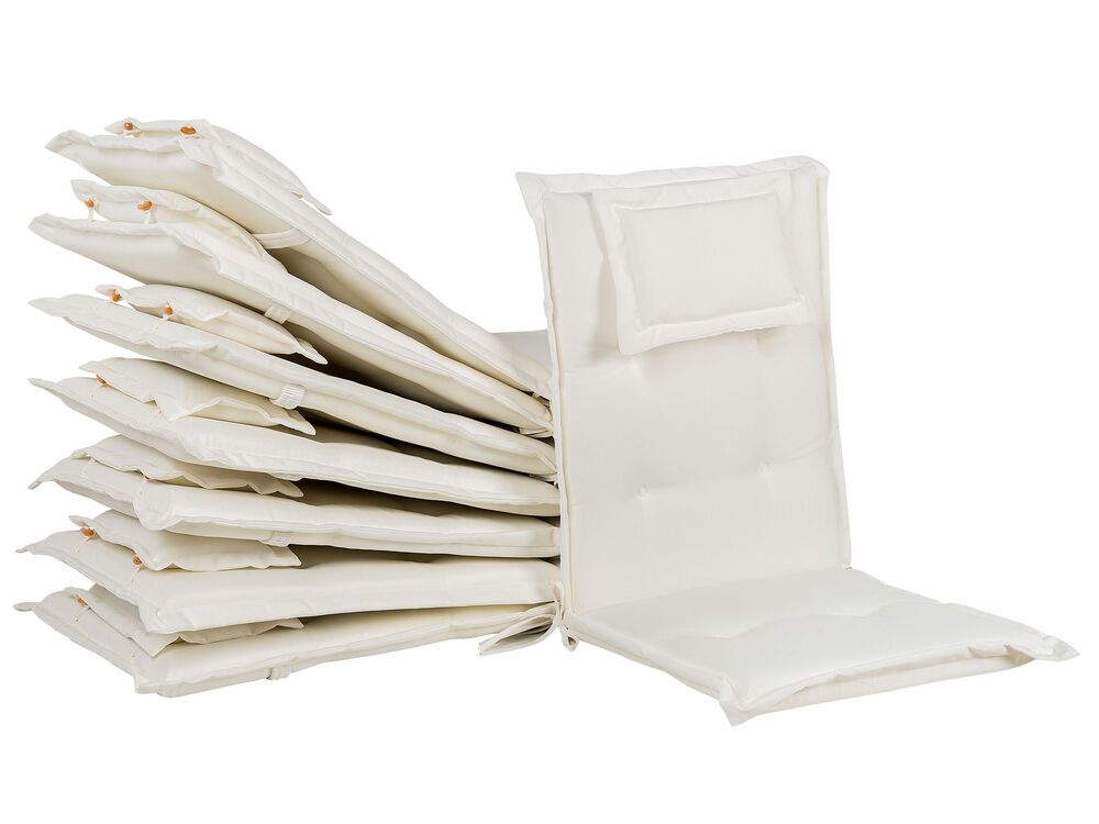 Set di 2 cuscini per sedia da esterno, 61 x 61 cm, spessi e