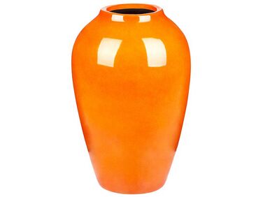 Terakotová váza na kvety 39 cm oranžová TERRASA