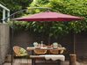 Cantilever Garden Parasol ⌀ 3 m Burgundy RAVENNA_702862