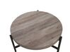 Mesa de centro madera clara/gris pardo ⌀ 75 cm BONITA_717339