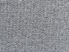 Canapé angle à gauche en tissu gris 3 places DOLVA_871876