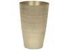 Metal Flower Vase 31 cm Gold AMRIT_765780