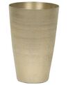 Metal Flower Vase 31 cm Gold AMRIT_765780