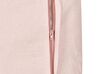 Conjunto de 2 cojines de terciopelo rosa motivo navideño 45 x 45 cm MURRAYA_887932