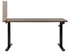 Bézs asztali térelválasztó 72 x 50 cm SPLIT_894558