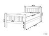 Wooden EU Single Size Bed White GIVERNY_751171