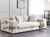 3-Sitzer Sofa cremeweiß mit Kissen GLORVIKA_880114