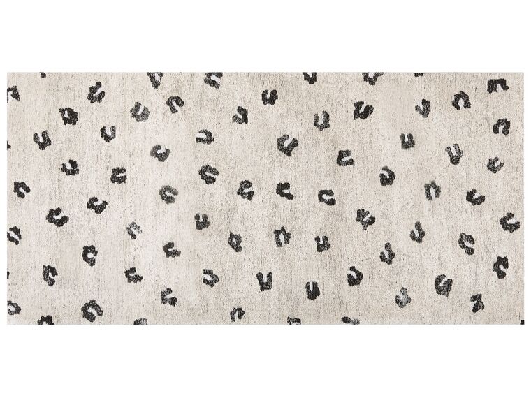 Bavlnený koberec 80 x 150 cm béžový AFIS_853954