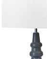 Lámpara de mesa de cerámica negro/blanco 66 cm CERILLOS_844144