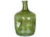 Bloemenvaas groen glas 30 cm KERALA_830540