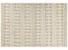 Alfombra de algodón/cáñamo beige/marrón 200 x 300 cm SANAO_869946