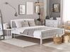 Łóżko drewniane 180 x 200 cm białe CASTRES_710828
