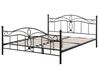 Kovová posteľ 160 x 200 cm čierna ANTLIA_806602