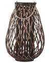 Lanterne décorative marron en bois de saule 60 cm KIUSIU_774295