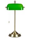 Tischlampe Grün/Gold aus Metall 52 cm MARAVAL_851455