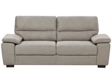 3-istuttava sohva kangas vaaleanruskea VOGAR