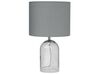Table Lamp Transparent with Grey DEVOLL_741408
